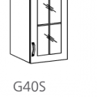 ROYAL pakabinama vitrina G40S