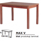 Išskleidžiamas medinis stalas MAX V