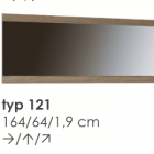 MILANO veidrodis TYP121