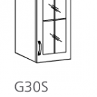 ROYAL pakabinama vitrina G30S