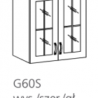 ROYAL pakabinama vitrina G60S