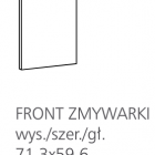 SYCYLIA durelės įmontuojamai indaplovei (71.3x59.6)