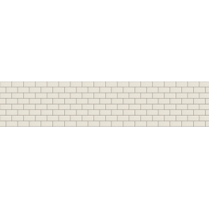 MDP sieninė panelė baltos plytos matinės spalvos